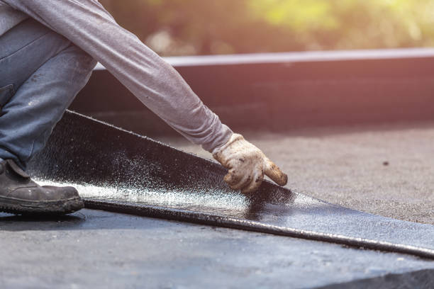Professional Waterproofing technician working in Baroda, MI